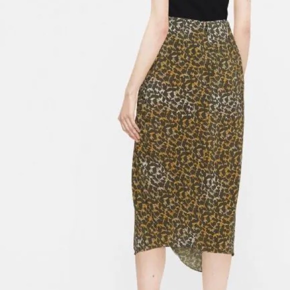 ISABEL MARANT ÉTOLE Azaria Floral Print Draped Skirt - Picture 4 of 9
